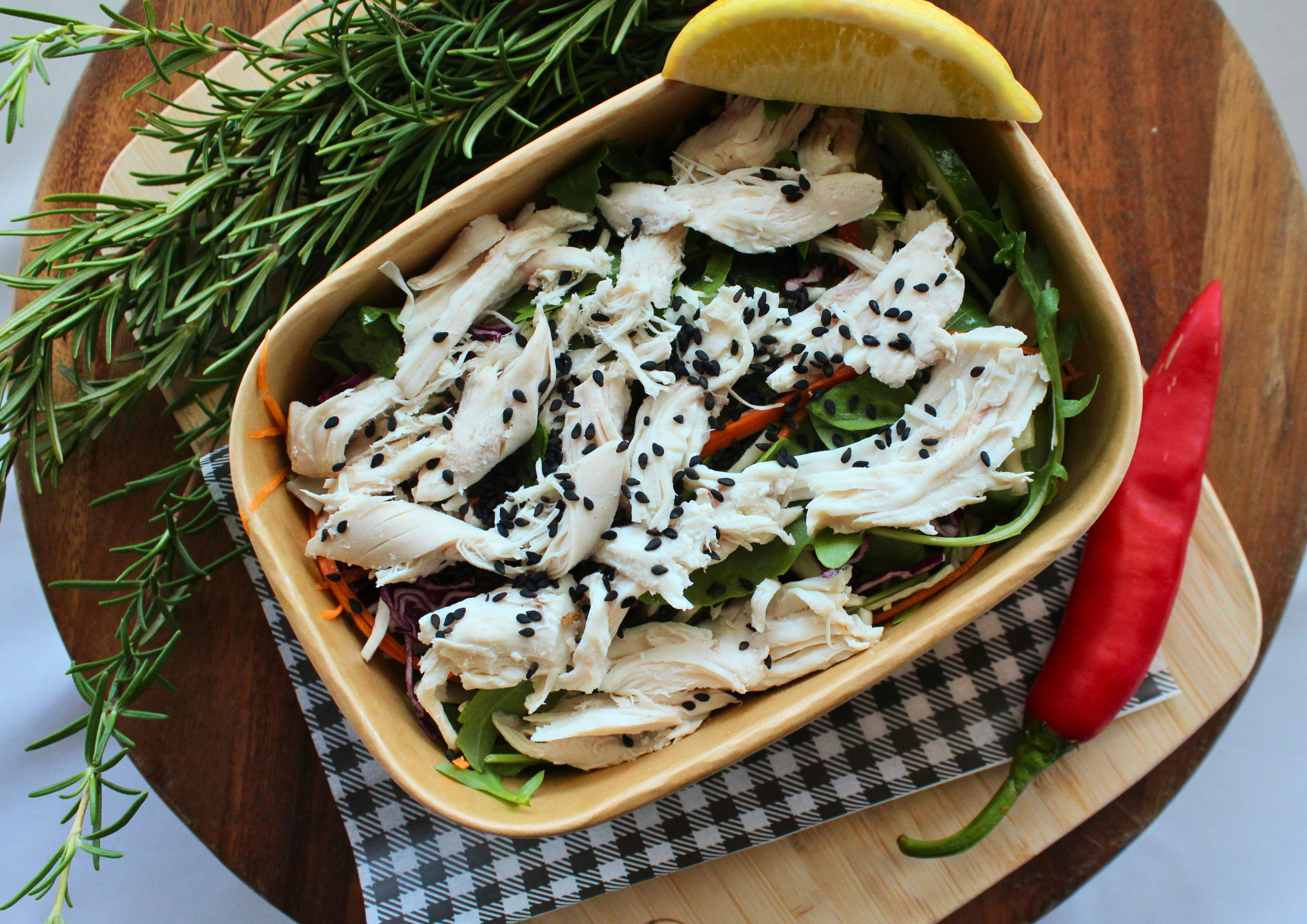 Thai Chicken Salad by Niche catering